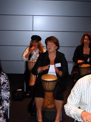 Wella NZ Win Forum 2006 Salon owners partneres conference interactive entertainment drumming Eventi Gold Coast